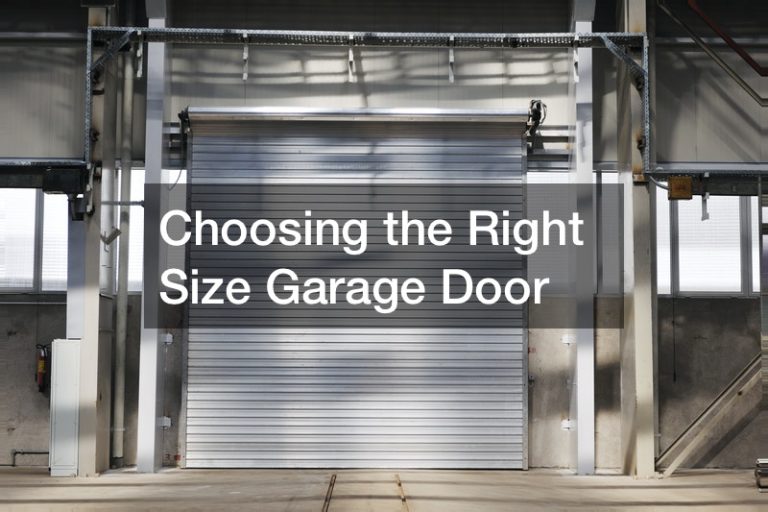 Choosing the Right Size Garage Door Best Online Magazine