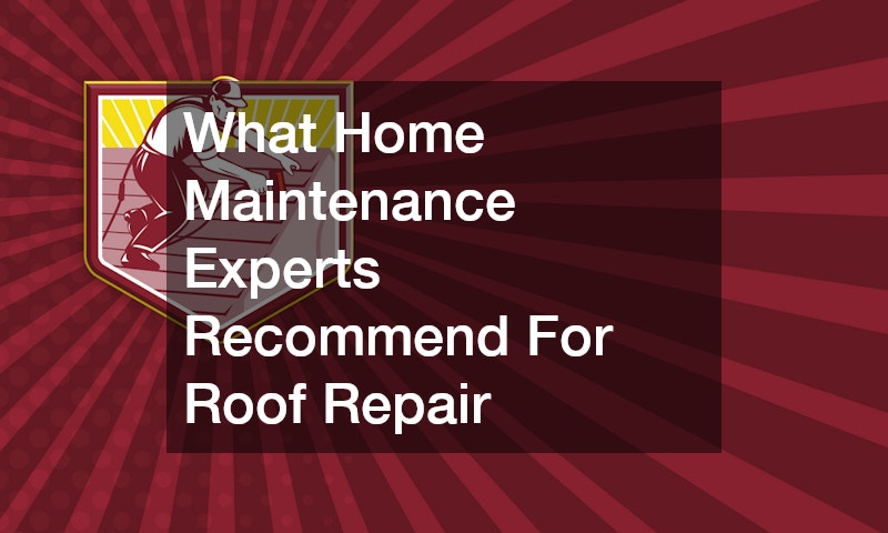 What Home Maintenance Experts Recommend For Roof Repair